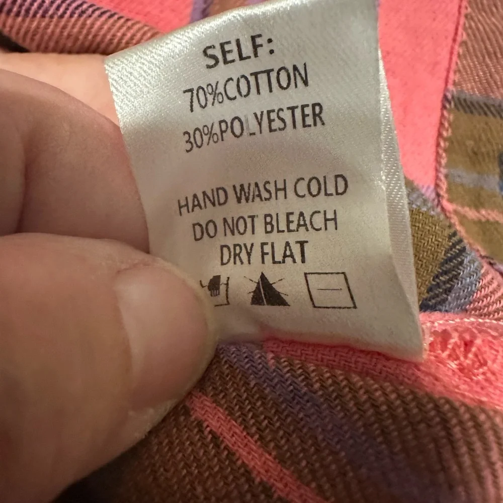Pink Flannel shirt NWT - Picture 13 of 13